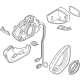Audi 89B-857-409-A-9B9 Mirror Assembly Audi 89B-857-409-A-9B9 Mirror Assembly