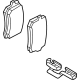 Audi 80A-698-451-G Brake Pads Audi 80A-698-451-G Brake Pads