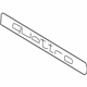 Audi 8E0-853-736-2ZZ Nameplate Audi 8E0-853-736-2ZZ Nameplate