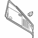 Audi 8J7-863-879-A-87A Side Trim Panel