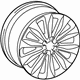 Audi 8T0-601-025-R Wheel, Alloy Audi 8T0-601-025-R Wheel, Alloy