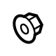 Audi WHT-004-869 Hinge Assembly Nut Audi WHT-004-869 Hinge Assembly Nut