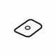 Audi 443-803-377-D Reinforcement Plate