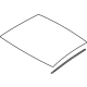 Audi 8Y5-877-056 Sunroof Glass
