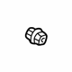 Audi 8D0-601-173-B-01C Wheel Bolt Cap Audi 8D0-601-173-B-01C Wheel Bolt Cap