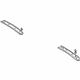 Audi 4B9-867-839-F-1N1 Rear Molding Audi 4B9-867-839-F-1N1 Rear Molding