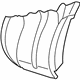 Audi 4G0-881-775-J Seat Back Pad Audi 4G0-881-775-J Seat Back Pad