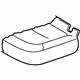 Audi 4L0-883-375-B Seat Cushion Pad Audi 4L0-883-375-B Seat Cushion Pad
