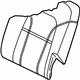 Audi 4L0-883-806-AB-UQS Seat Back Cover Audi 4L0-883-806-AB-UQS Seat Back Cover