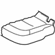 Audi 4L0-883-376-B Seat Cushion Pad Audi 4L0-883-376-B Seat Cushion Pad