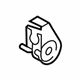 Audi 4G0-616-273-B Brake Hose Retainer Bracket Audi 4G0-616-273-B Brake Hose Retainer Bracket