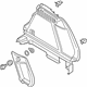 Audi 8U0-863-879-AC-IBH Rear Body Trim Audi 8U0-863-879-AC-IBH Rear Body Trim