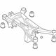 Audi 5Q0-505-235-M Suspension Crossmember Audi 5Q0-505-235-M Suspension Crossmember