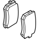 Audi 95C-698-451 BRK LINING Audi 95C-698-451 BRK LINING