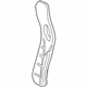 Audi 8F0-881-775-P Seat Back Pad
