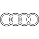 Audi 4J3-853-742-A-T94 Emblem Audi 4J3-853-742-A-T94 Emblem