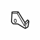 Audi 4D0-810-685-A Fender Retainer Plate Audi 4D0-810-685-A Fender Retainer Plate
