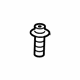 Audi N-910-186-01 Hinge Assembly Bolt Audi N-910-186-01 Hinge Assembly Bolt