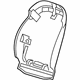 Audi 4H0-881-969-M-24A Seat Back Panel Audi 4H0-881-969-M-24A Seat Back Panel