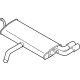 Audi 8Y0-253-609 Rear Muffler Audi 8Y0-253-609 Rear Muffler