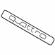 Audi 4B0-853-737-D-2ZZ Nameplate Audi 4B0-853-737-D-2ZZ Nameplate