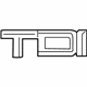 Audi 4H0-853-737-B-2ZZ Nameplate Audi 4H0-853-737-B-2ZZ Nameplate