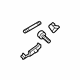 Audi 83B-898-035 Glove Box Assembly Hardware Kit Audi 83B-898-035 Glove Box Assembly Hardware Kit