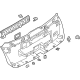 Audi 4K4-867-973-4PK Lower Trim Panel