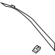Audi 4M8-853-215-A-25M Upper Pillar Trim
