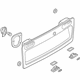 Audi 4B5-945-695-B-01C License Lamp Audi 4B5-945-695-B-01C License Lamp