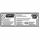Audi 8K0-010-515-BG A/C Label