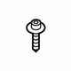 Audi N-909-747-01 Center Grille Retainer Screw Audi N-909-747-01 Center Grille Retainer Screw