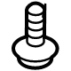 Audi N-912-056-01 Vapor Canister Bolt Audi N-912-056-01 Vapor Canister Bolt