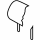 Audi 8H0-885-921-A-2U5 Headrest Cover Audi 8H0-885-921-A-2U5 Headrest Cover