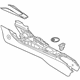 Audi 8S1-863-241-E-6PS Console Body
