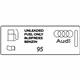 Audi 8P0-010-371-G Fuel Label Audi 8P0-010-371-G Fuel Label