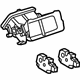 Audi 4G0-857-042-D Center Duct Connector Audi 4G0-857-042-D Center Duct Connector