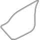 Audi 4K9-833-721-A Weatherstrip On Body Audi 4K9-833-721-A Weatherstrip On Body