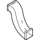 Audi 9J1-820-158-A Front Duct Audi 9J1-820-158-A Front Duct