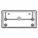 Audi 80A-807-285-L-9B9 License Bracket Audi 80A-807-285-L-9B9 License Bracket