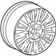Audi 4F0-601-025-AK-8Z8 Wheel, Alloy Audi 4F0-601-025-AK-8Z8 Wheel, Alloy