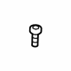 Audi N-902-886-06 Upper Trim Panel Screw Audi N-902-886-06 Upper Trim Panel Screw
