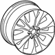 Audi 4L0-601-025-AK Wheel, Alloy Audi 4L0-601-025-AK Wheel, Alloy