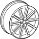 Audi 4L0-601-025-BN Wheel, Alloy Audi 4L0-601-025-BN Wheel, Alloy