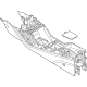 Audi 89A-863-242-B-4PK Console Audi 89A-863-242-B-4PK Console