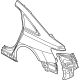 Audi 4K9-809-837-A Quarter Panel Assy Audi 4K9-809-837-A Quarter Panel Assy