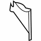 Audi 420-805-752 Upper Trim Support Audi 420-805-752 Upper Trim Support