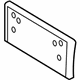 Audi 8K0-807-285-AA-1RR License Bracket Audi 8K0-807-285-AA-1RR License Bracket