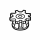 Audi 4G8-803-899 Retainer Nut Audi 4G8-803-899 Retainer Nut