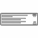 Audi 420-010-555-A Info Label Audi 420-010-555-A Info Label